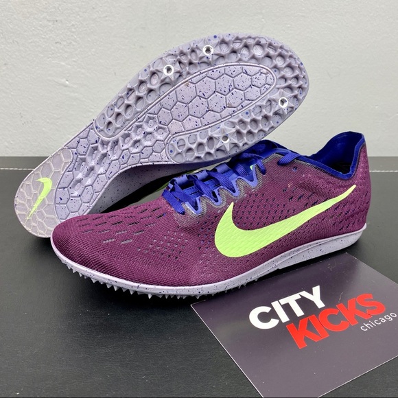 Nike Matumbo 3 Track Running Spikes Purple Volt - Picture 1 of 7